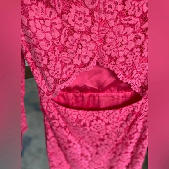 New H&M Floral Lace Dress Mini Coquette Romantic Event Wedding Spring Summer Y2K - Picture 5 of 13